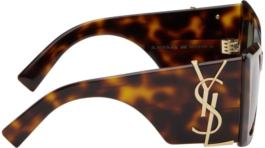 Yves Saint Laurent Brown SL M119 Blaze Sunglasses 2