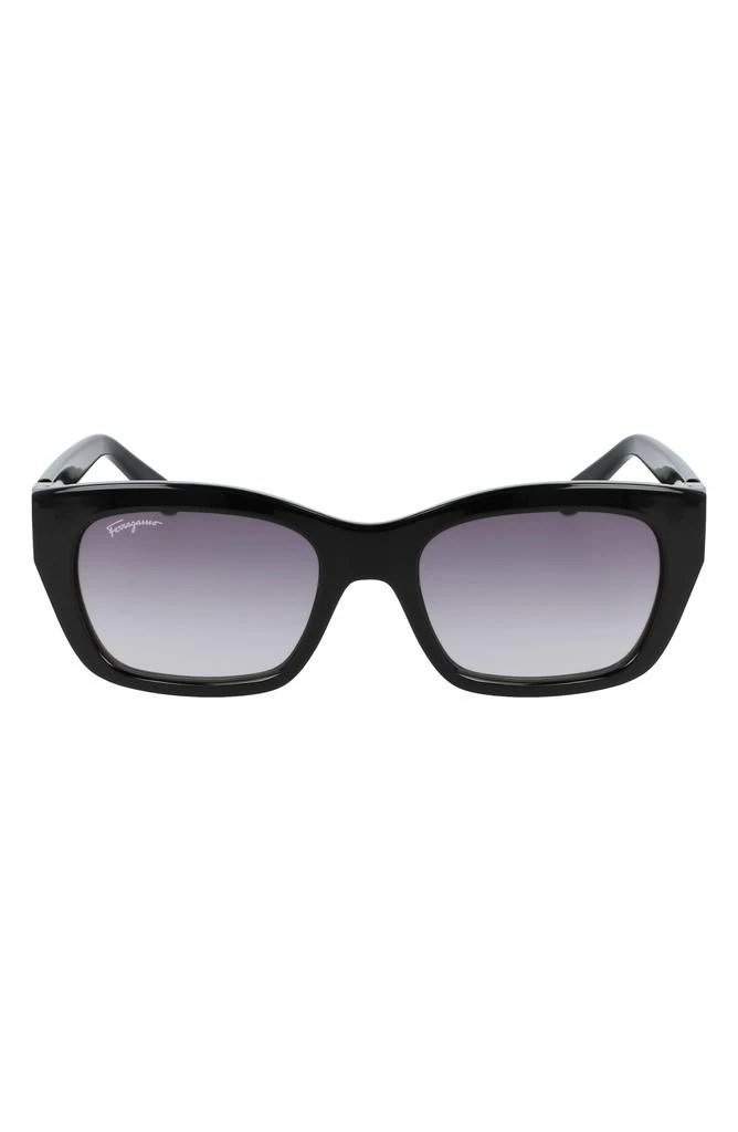 Salvatore Ferragamo 53mm Rectangular Sunglasses 1