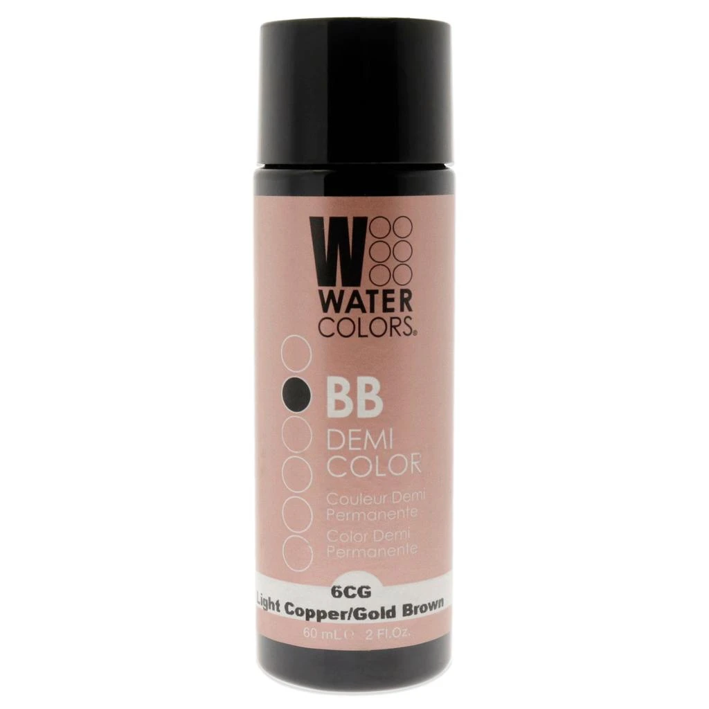 Tressa Watercolors BB Demi-Permanent Hair Color - 6CG Light Copper Gold Brown by  for Unisex - 2 oz Hair Color