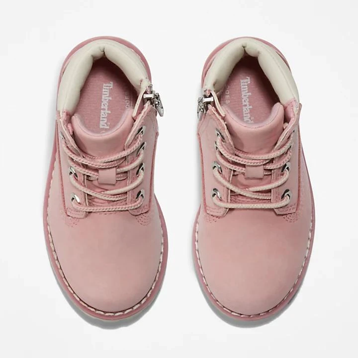 Timberland Toddler Pokey Pine 6-Inch Side-Zip Boots in Pink 2