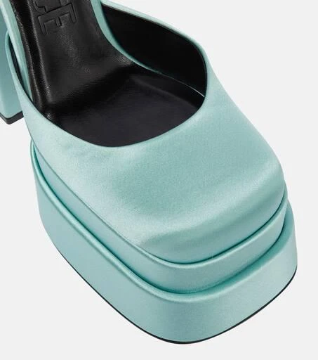 Versace Medusa Aevitas satin platform pumps 6