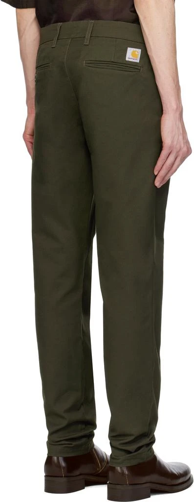 Carhartt WIP Khaki Sid Trousers 3