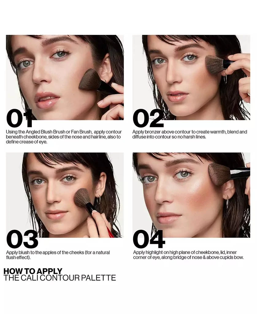 Smashbox Cosmetics Cali Contour Blush, Highlighter 
Bronzer Face Palette 6