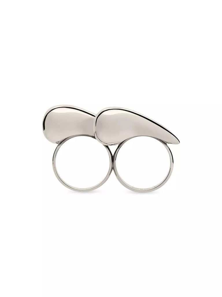 Givenchy G Tears Double Fingers Ring in Metal 1