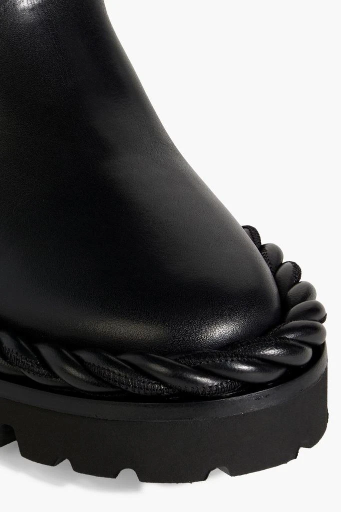 Valentino Twisted leather knee boots 4