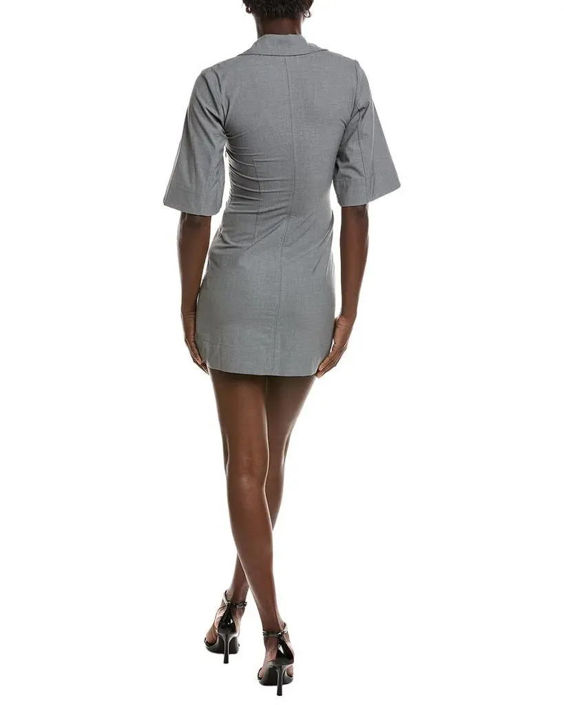 Ganni Drapey Melange Mini Dress 2