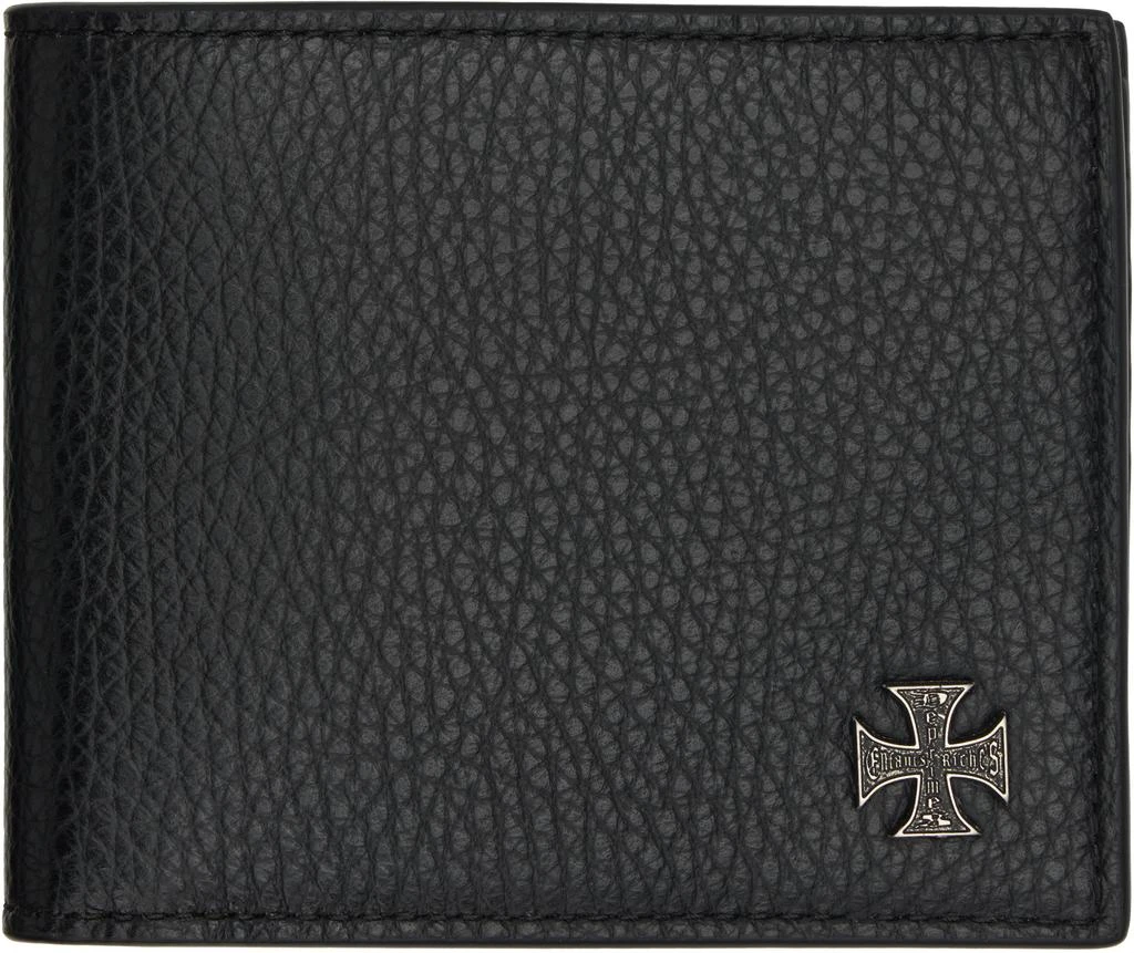 Enfants Riches Deprimes Black Bifold Logo Embossed Wallet 1