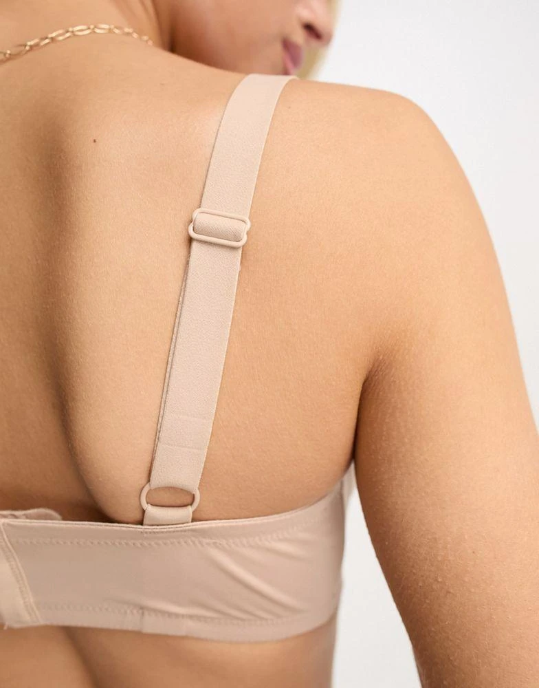 ASOS ASOS DESIGN Fuller Bust moulded t-shirt bra in beige 4