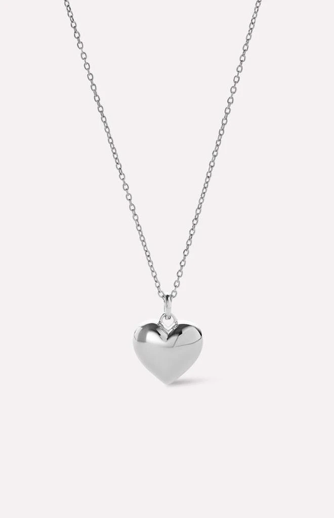 Ana Luisa Lev Small Silver Heart Necklace 1