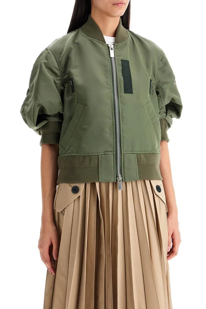Sacai short-sleeved bomber 2