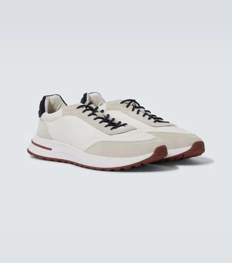 Loro Piana Weekend Walk suede-trimmed sneakers 5