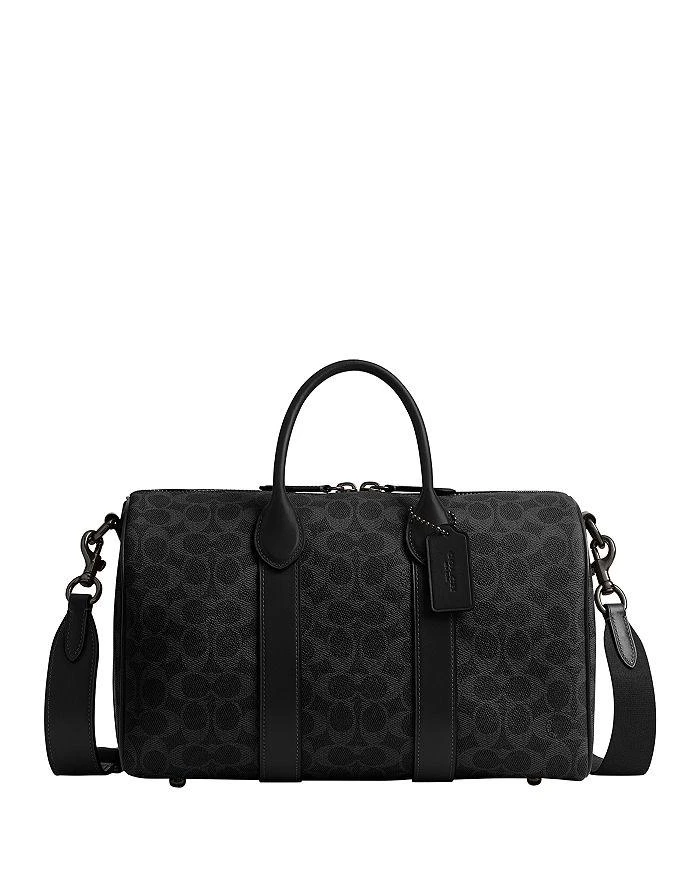 Coach Signature Canvas Compass Bag 35