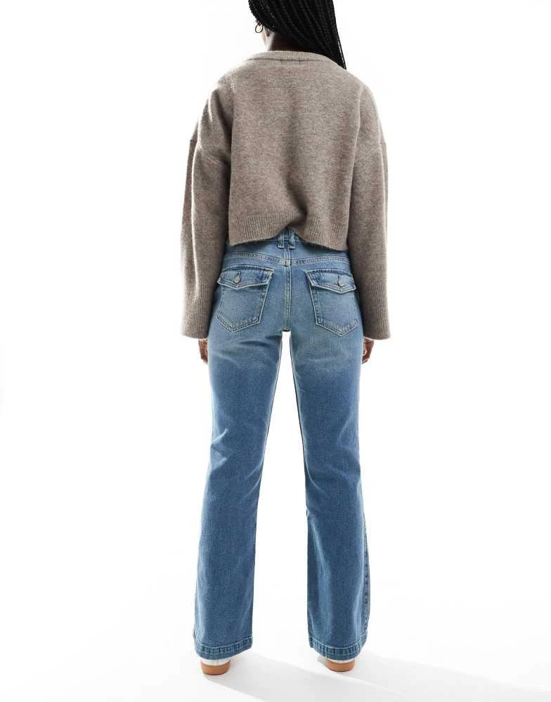 HOLLISTER Hollister low rise relaxed bootcut jean in indigo 2