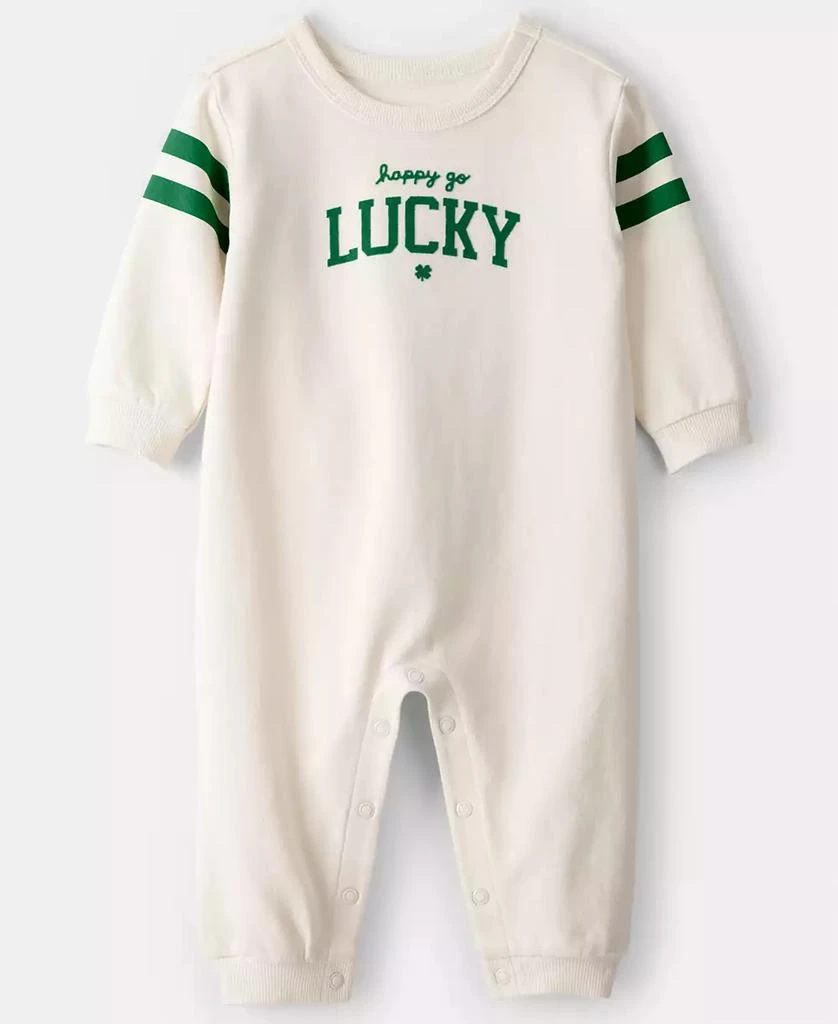 Carter
s Baby Boys
 or Baby Girls
 Happy Go Lucky Long-Sleeve Jumpsuit