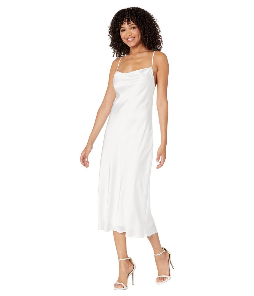 Show Me Your Mumu Verona Cowl Dress Luxe Satin