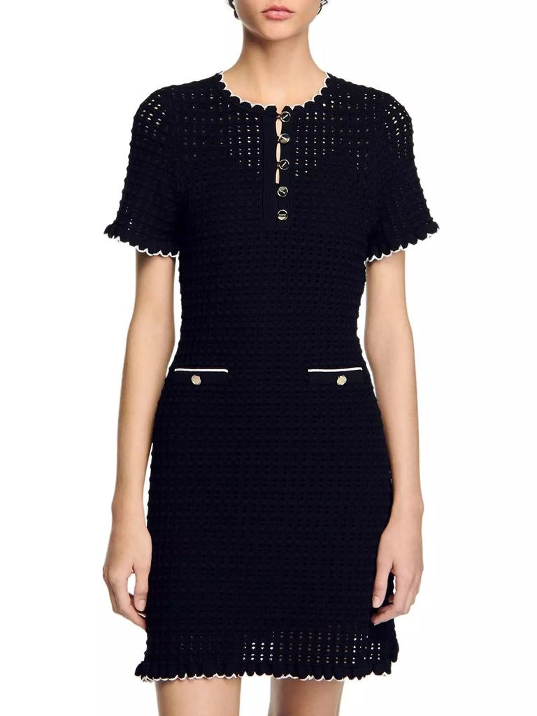 Sandro Short Knit Dress 4