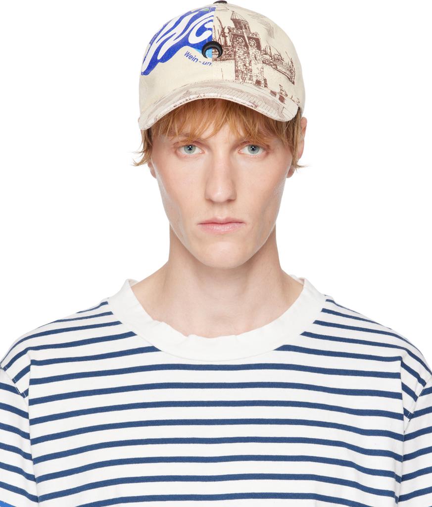 キャップ MARINE SERRE Moon Laser Cap - Marine Serre - Cotton - Blue Moon Laser Cap - Marine Serre - Cotton - Light Blue