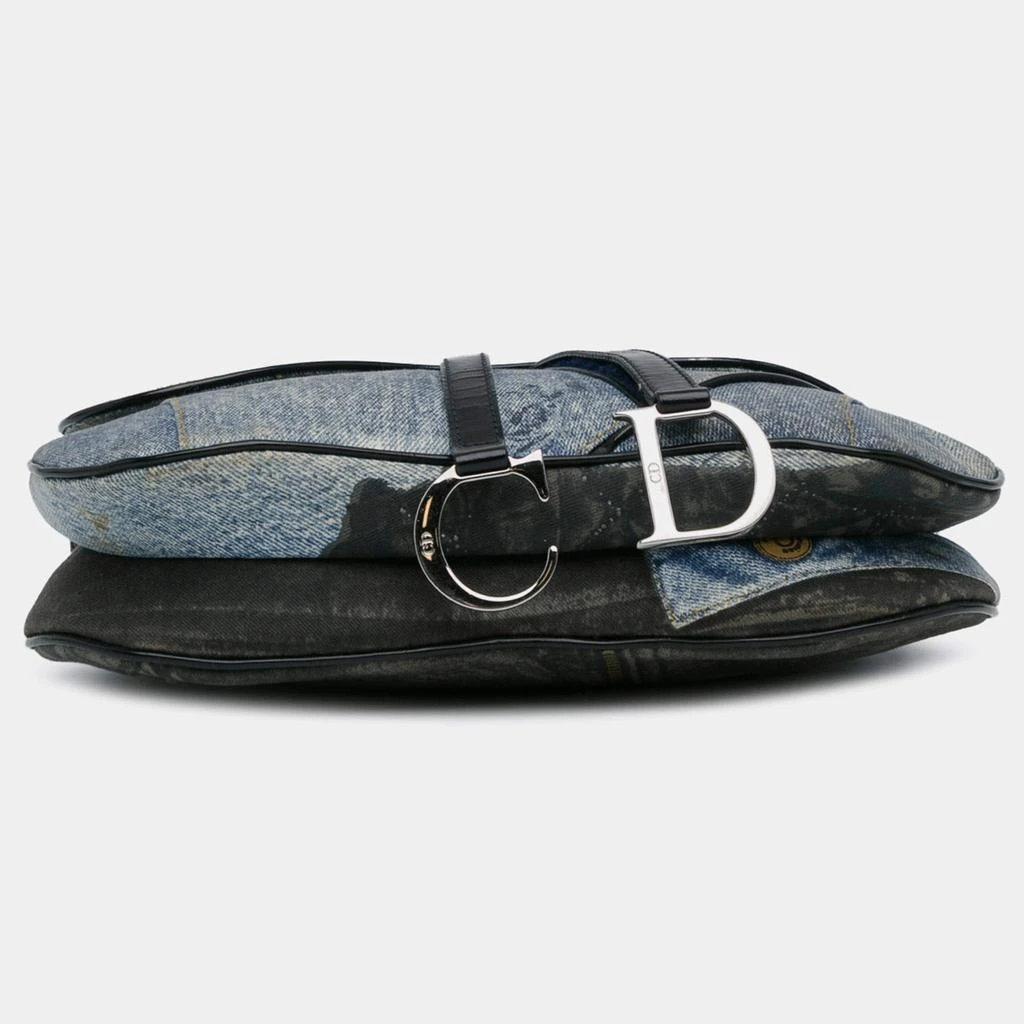 Dior Dior Denim Speedway Double Saddle Shoulder Bag 5