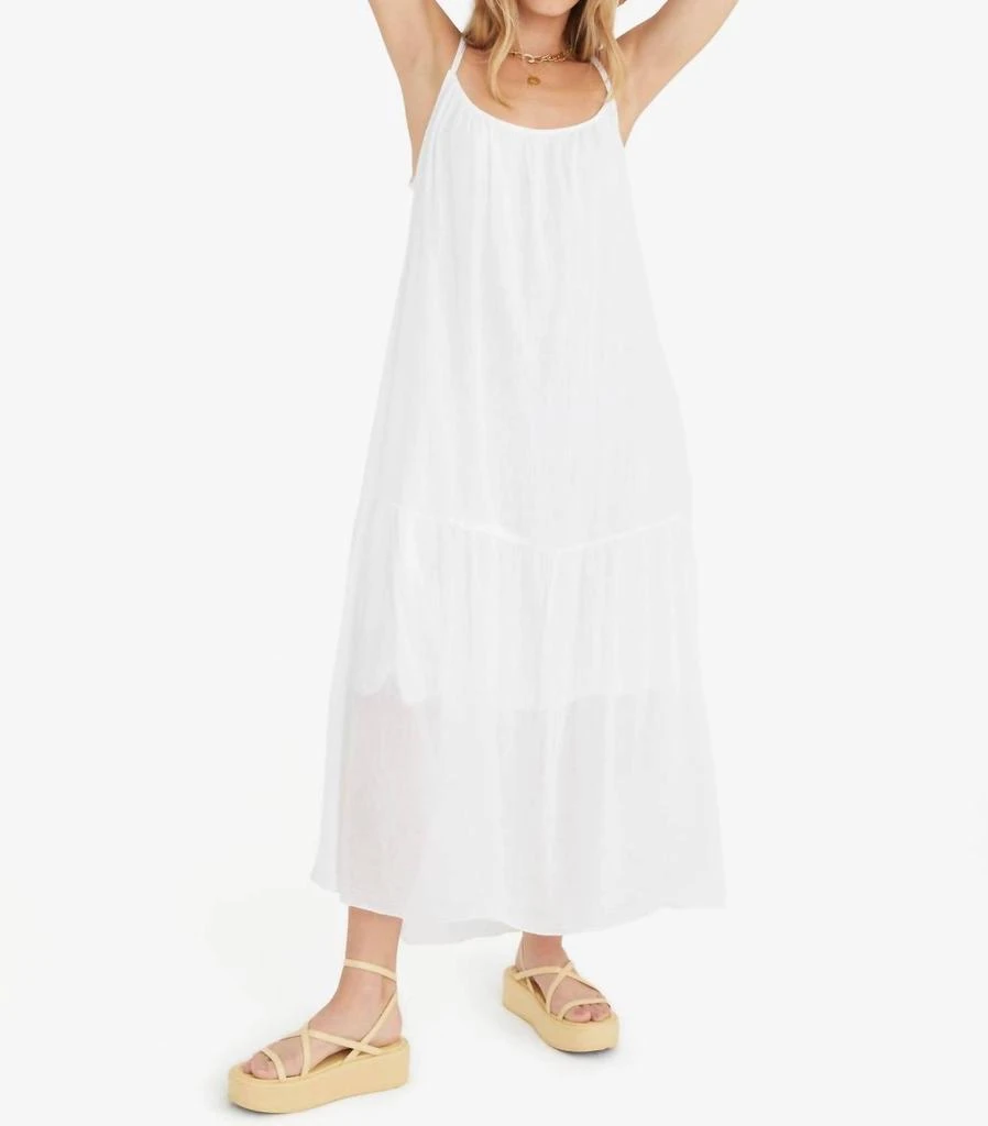 Le Marche Lyla Dress In White 2