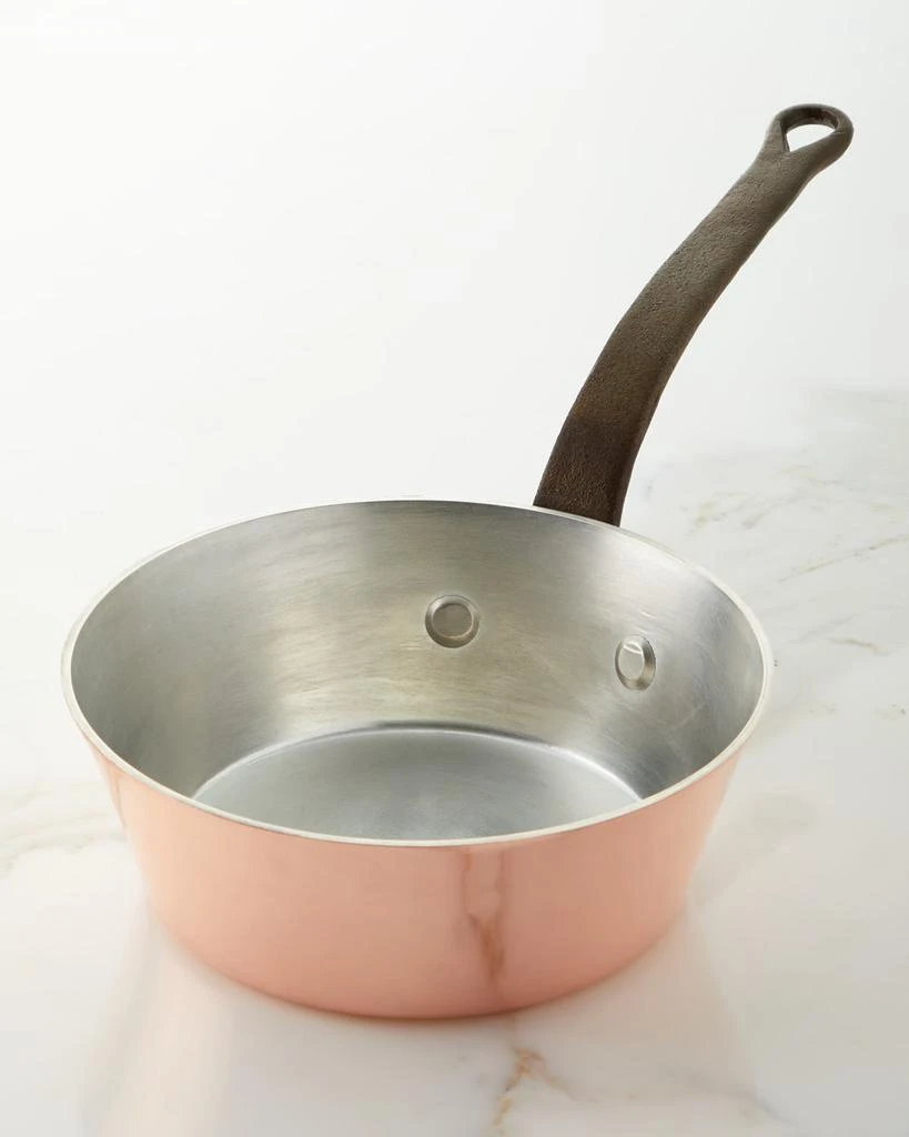 Duparquet Copper Cookware Solid Copper Tin-Lined Splayed Sauce Pan 1