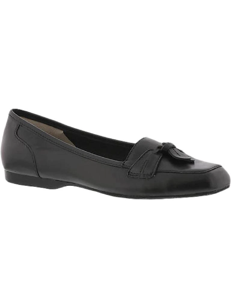 Array Hamilton Womens Leather Square Toe Ballet Flats 1