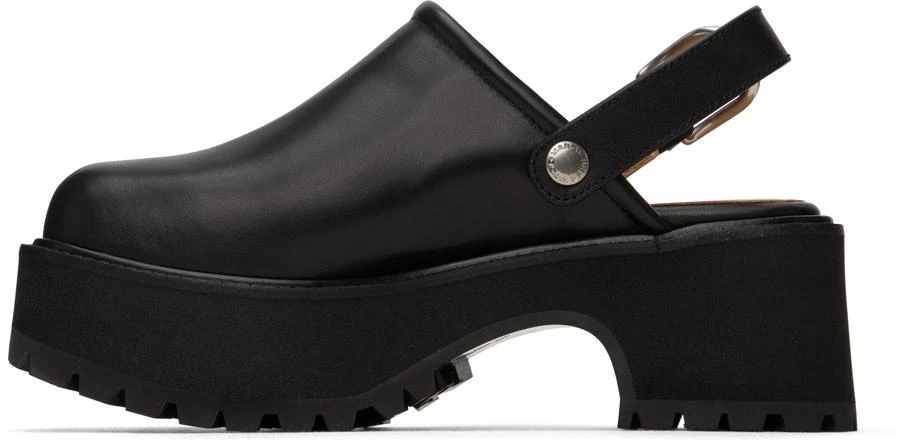 Marge Sherwood Black 70's Clogs 3