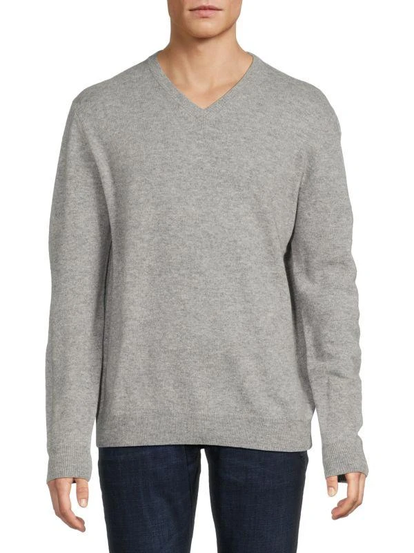 Magaschoni V-Neck Cashmere Sweater 1
