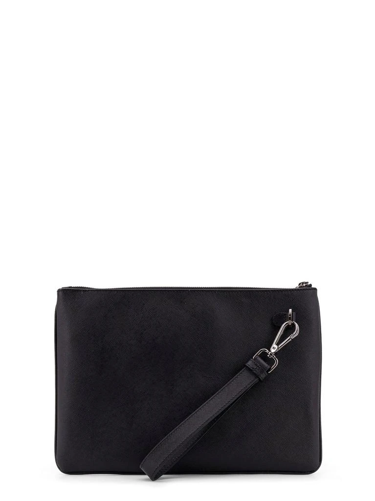 Kiton Kiton Logo Plaque Zipped Clutch Bag 2