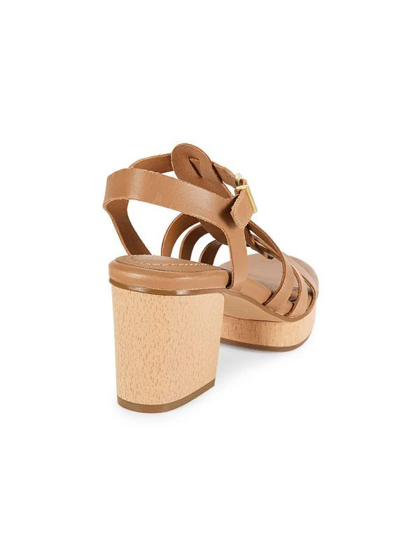Earth Etadona Block Heel Leather Sandals 2