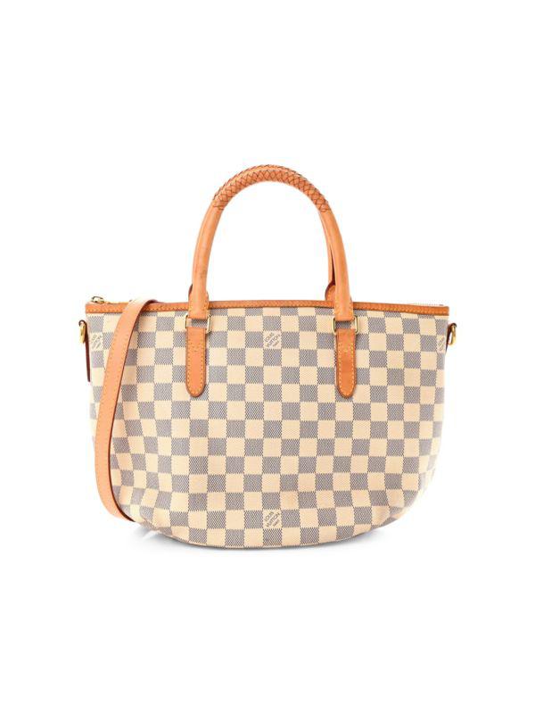 Louis Vuitton Damier Azur Checkered Coated Canvas Tote