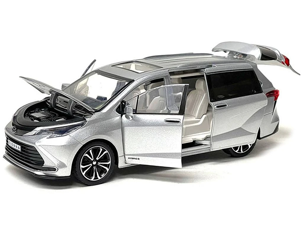 Other Toyota Sienna Minivan Silver Metallic 1/24 Diecast Model Car 1