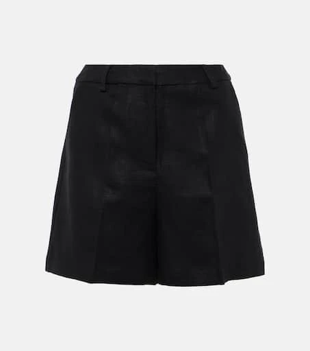 Faithfull Antibes high-rise linen shorts 1