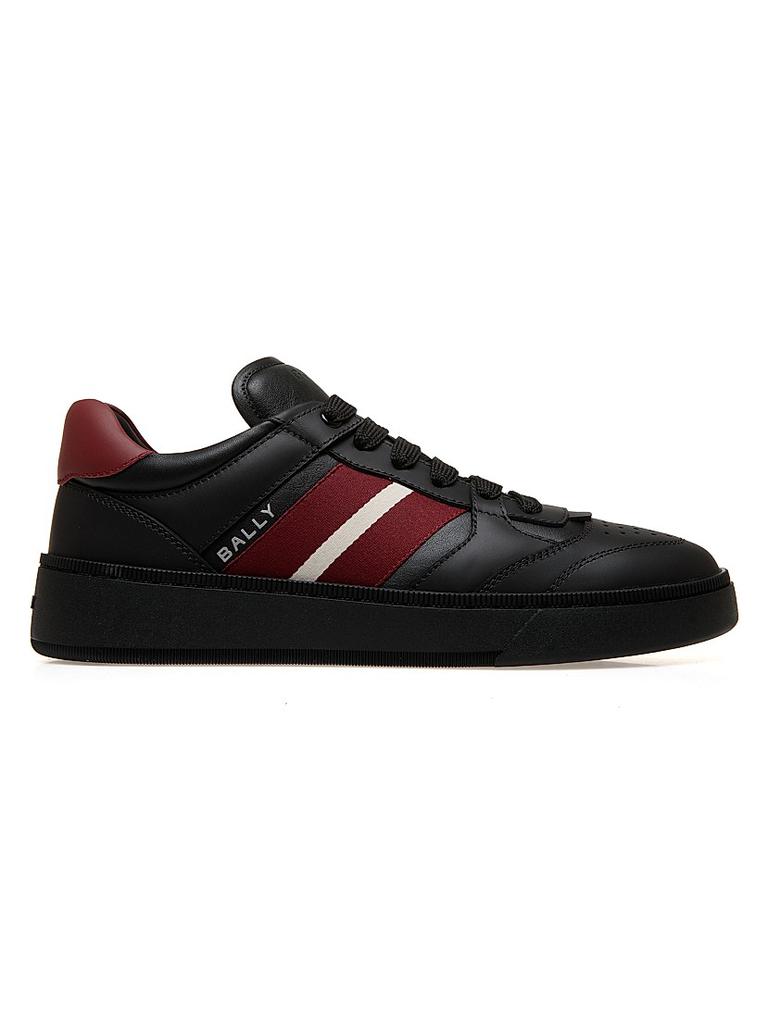 Bally Rebby Striped Leather Low-Top Sneakers - Casual Shoes - Free