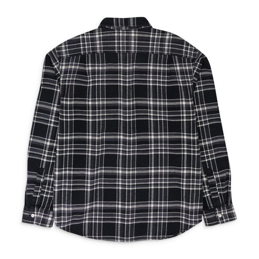 llic Plaid Zip Up Shirt Washed Black 【公式通販】