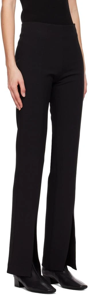 LVIR Black Slit Trousers 2