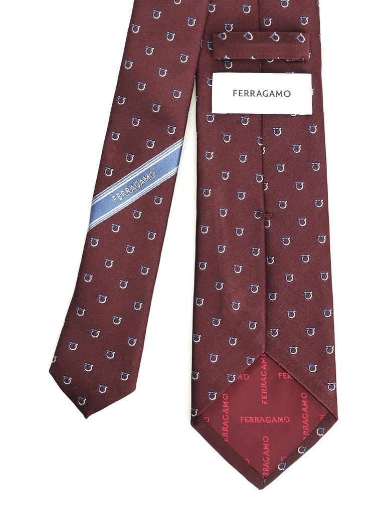 Salvatore Ferragamo Ferragamo Gancini Jacquard Tie