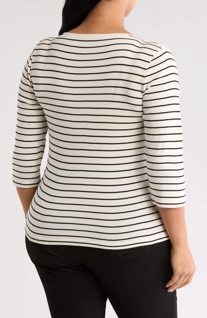 Caslon Boat Neck Long Sleeve Tee 2