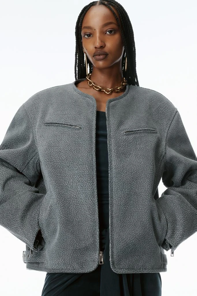 Alexander Wang Oversized Boxy Moto Jacket 3