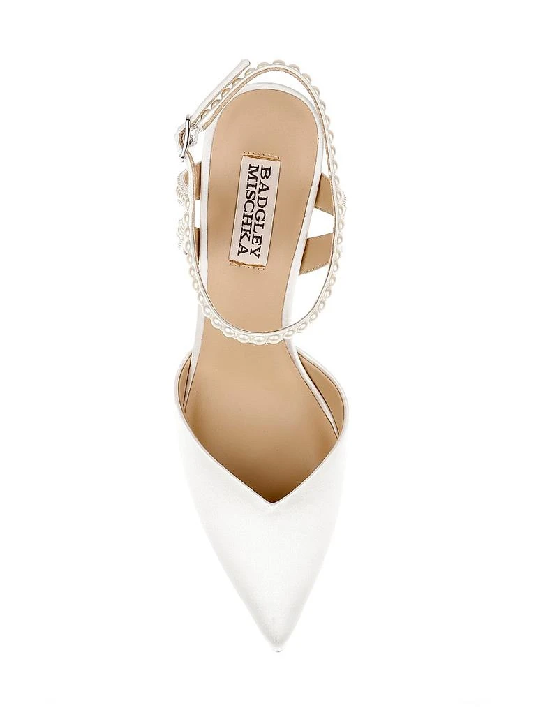 Badgley Mischka Destinee 75MM Satin Pumps 5