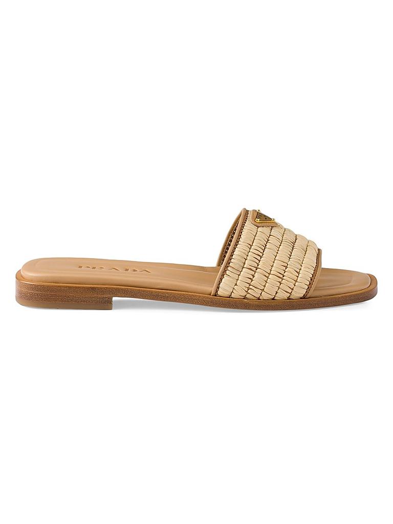 Prada Printed Calf Hair Slippers - Sandals - BeyondStyle