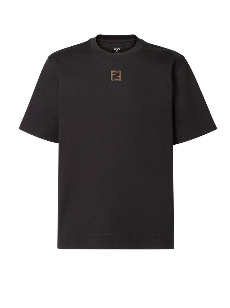 Fendi FF Motif Crewneck T-Shirt – On Sale Now with Up to 36% Off