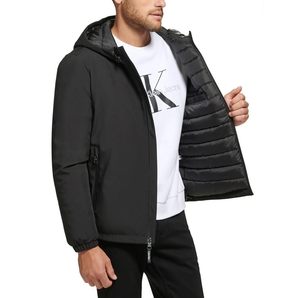 Calvin Klein Men's Infinite Stretch Water-Resistant Hooded Jacket 4