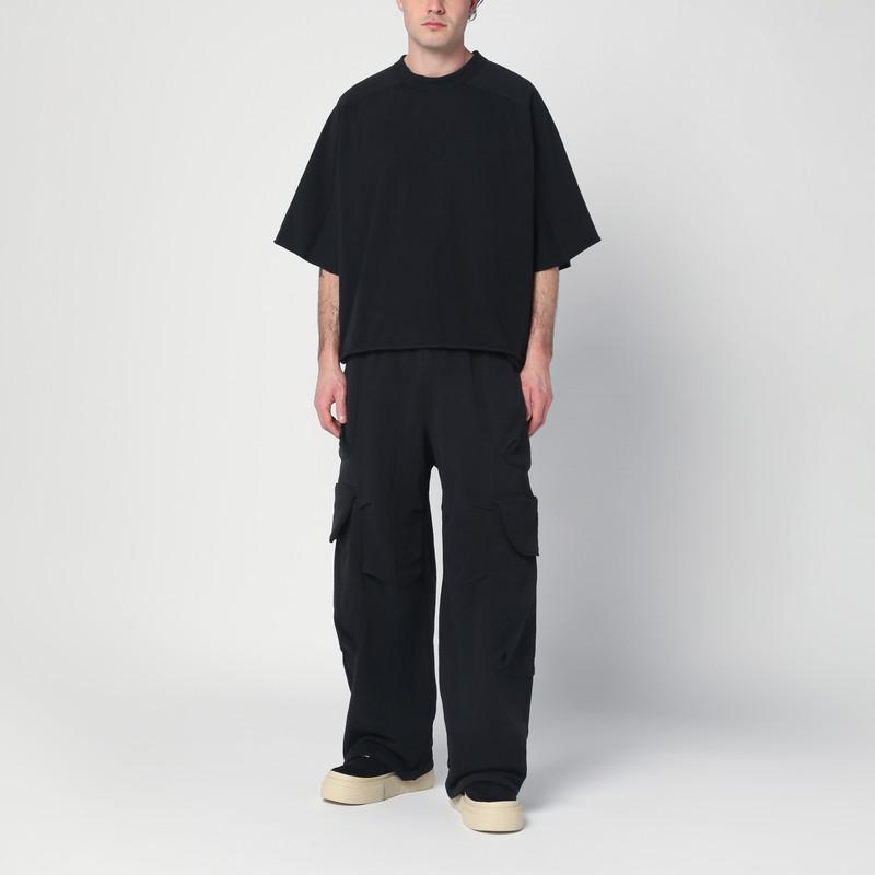 Entire Studios Cotton black cargo trousers