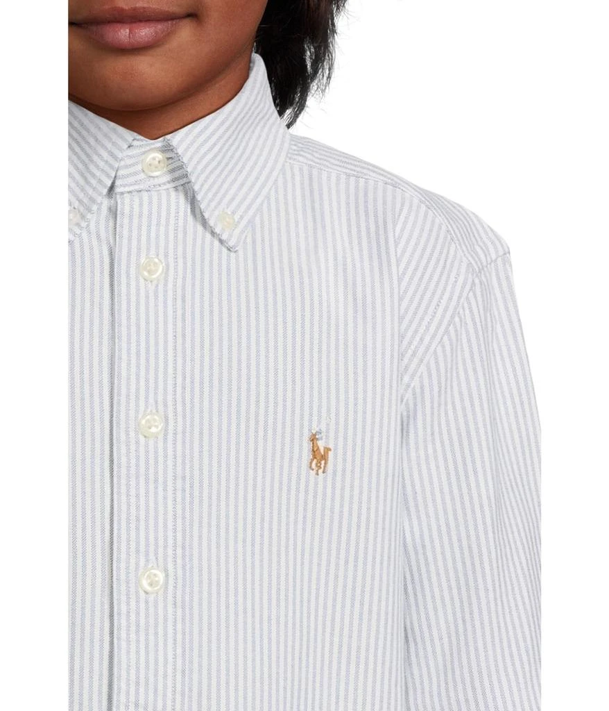 Ralph Lauren Striped Cotton Oxford Shirt (Big Kids) 3