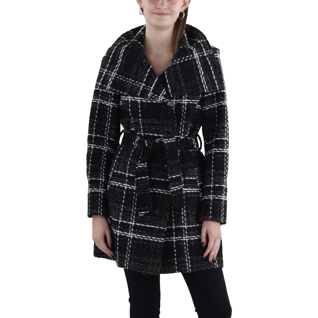 Laundry by Shelli Segal Womens Wool Blend Long Wool Coat 1