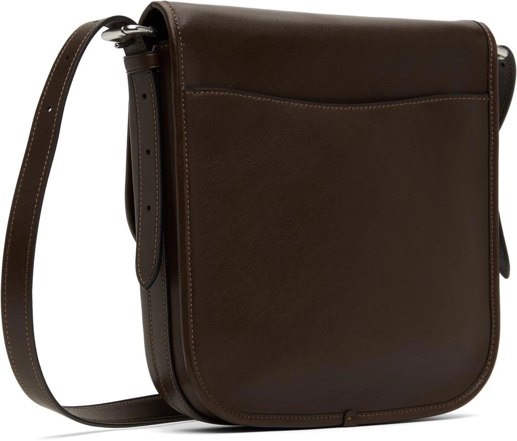 Coach Brown Hitch Flap Crossbody Bag 3
