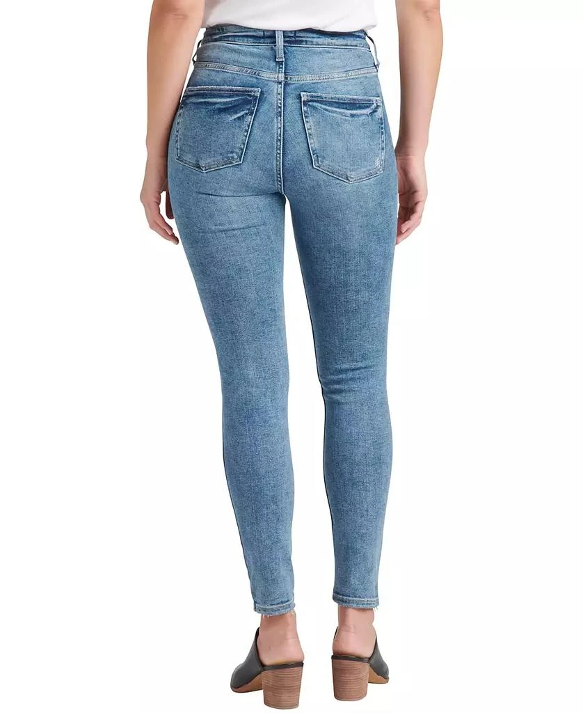 Silver Jeans Co. Women's Infinite Fit ONE SIZE FITS FOUR High Rise Skinny Jeans 9