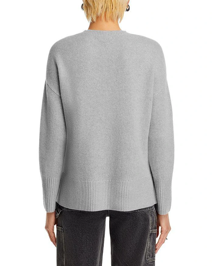 AQUA Drop Shoulder High Low Crewneck Sweater - Exclusive 3