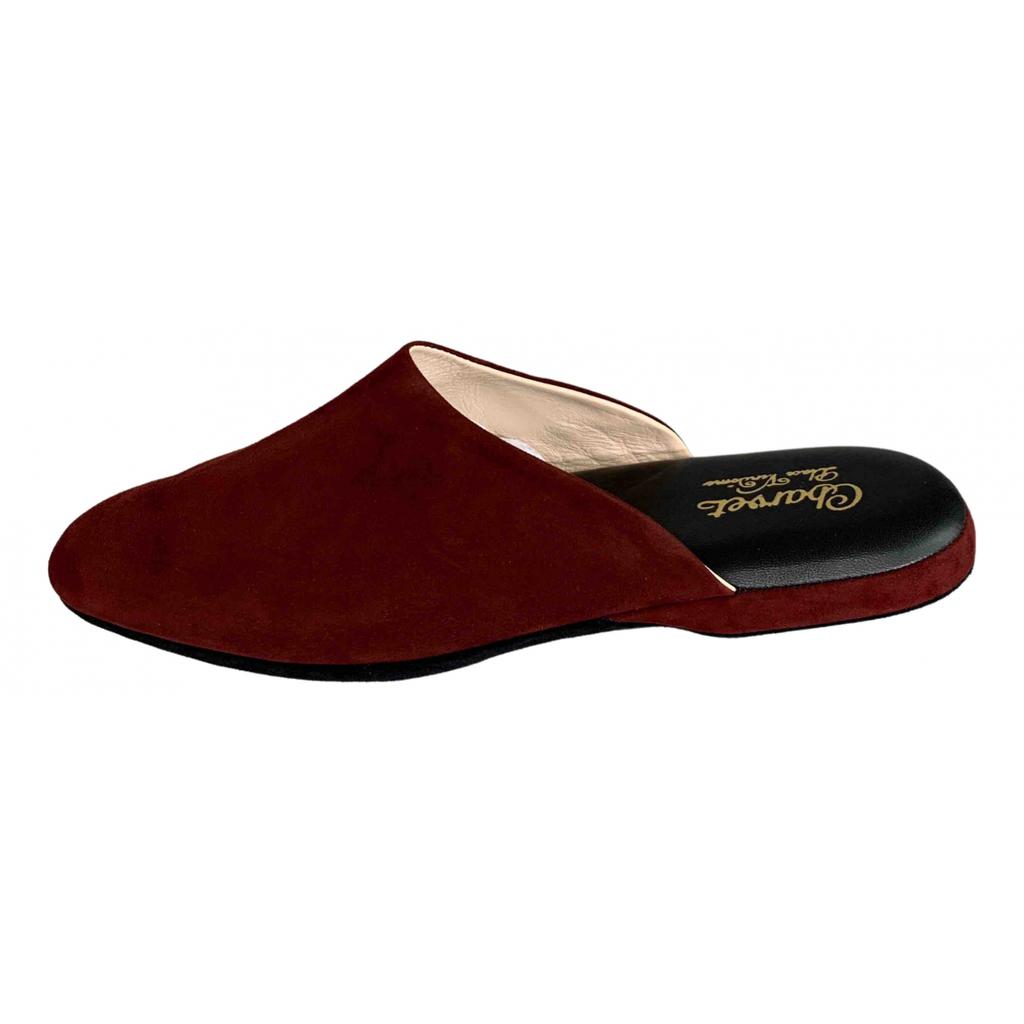 Charvet Charvet Red Suede Sandals