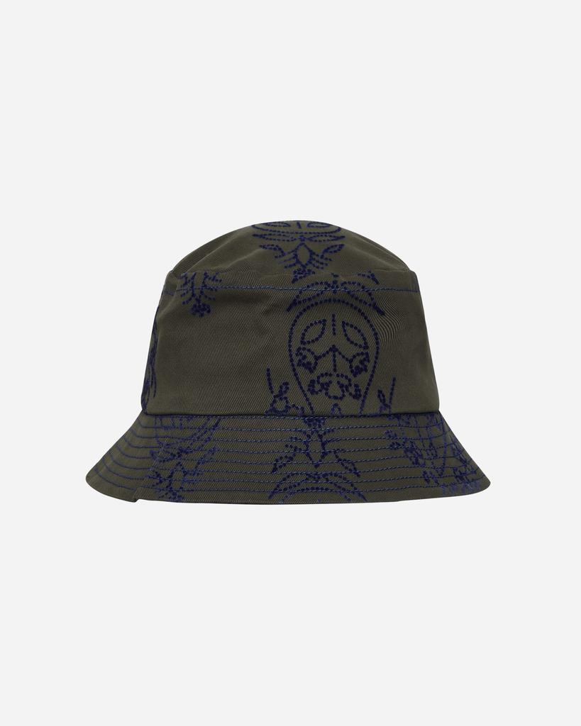 Paria Farzaneh Flock Hat Green